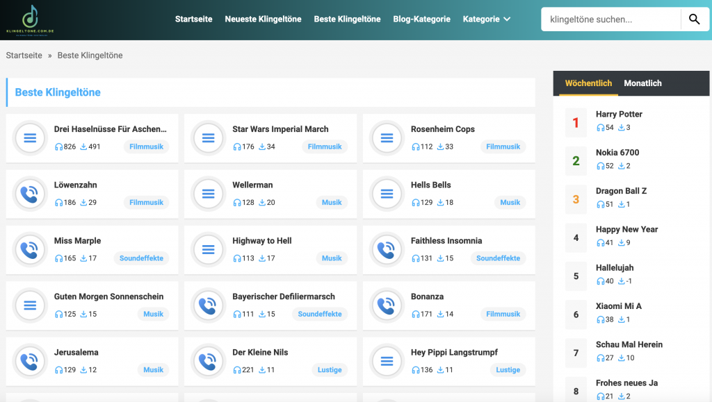 klingeltone.com.de klingelton kostenlos 2025